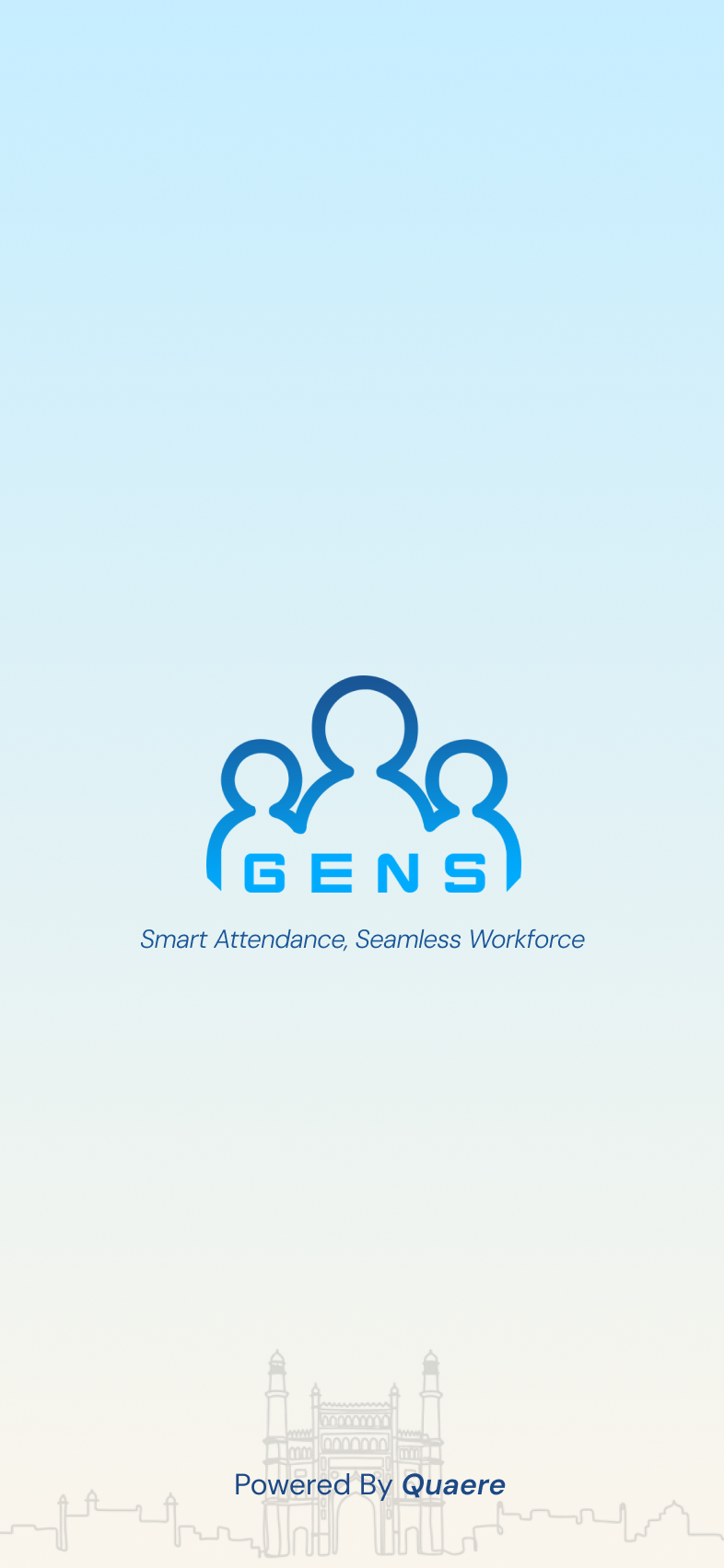 GENS mobile splash screen
