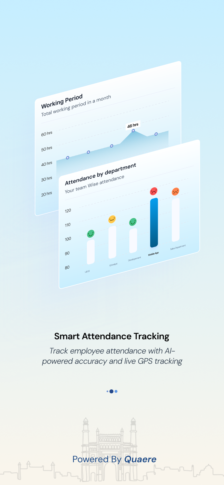 GENS mobile dashboard screen