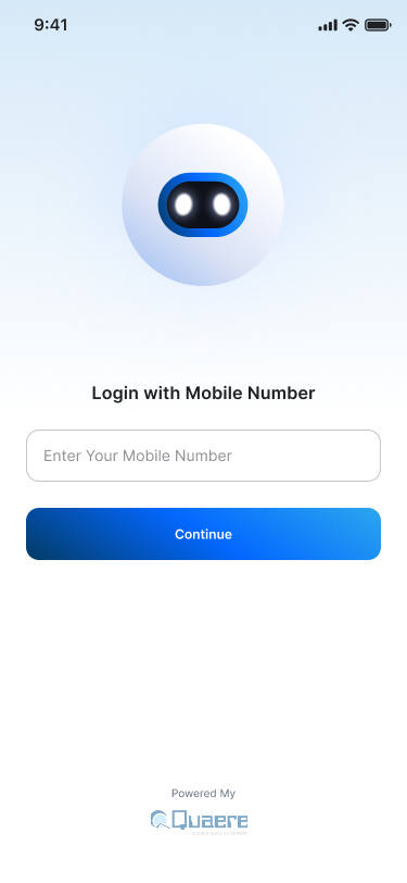 AI chatbot mobile screen 2