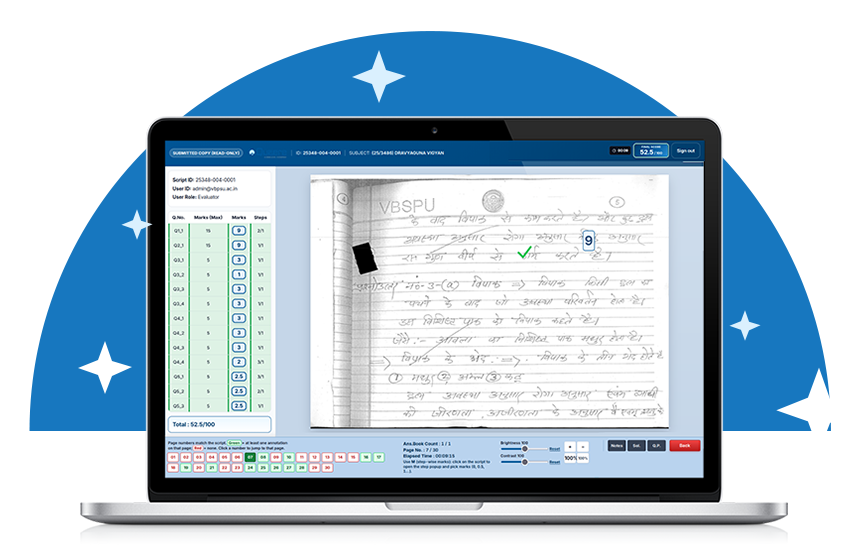 Online Mark Assessment AI platform preview
